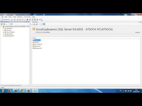 COMO CREAR UNA BASE DE DATOS CON SQL SERVER EXPRESS