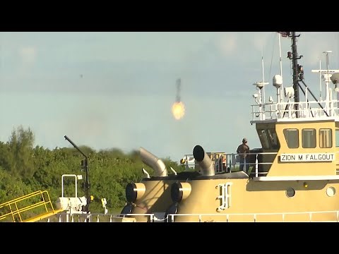 SpaceX rocket booster landing creates sonic boom on Florida's Space Coast