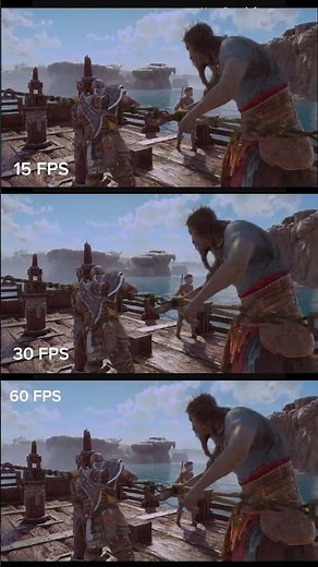 15 FPS vs 30 FPS vs 60 FPS ( God of War Ragnarok)