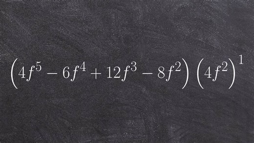 Learn to divide a polynomial by a monomial