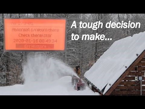 Off Grid in the Adirondacks: Broken Navien Boiler, Freezing Temperatures, & Other Updates