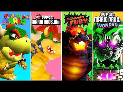 Evolution of Bowser (1996-2024)