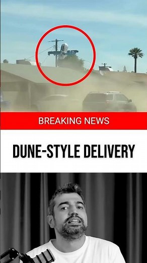Amazon Drone Delivery Creates “Dune-Style” Sandstorm in Phoenix