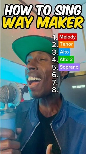 How to sing WAY MAKER by Sinach