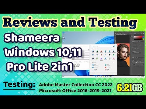 Review Shameera Windows 10,11 Pro Lite 2in1 x64 June 2022 Pre-Activated