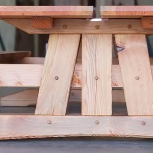 322K views · 7.3K reactions | Big timber framed picnic table | Blacktail Studio | Facebook