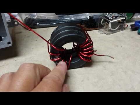 EFHW End Fed Half Wave Antenna Higher Power Using 52 Mix Ferrite