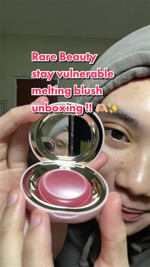 Rare Beauty stay vulnerable melting blush unboxing !!