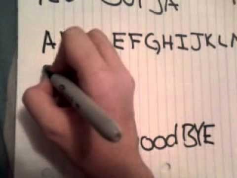 How to make a ouija board