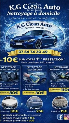 nettoyage auto dans le 33