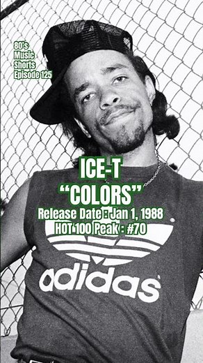 Ice-T “Colors” #80s #music #shorts (Episode 125)