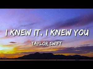 Taylor Swift - I Knew It, I Knew You [from Toy Story 5] (Lyrics)