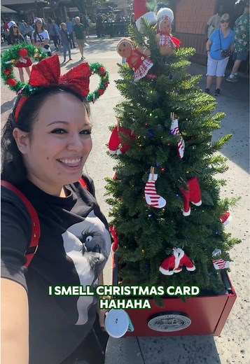 Meeting a living character in Disney Springs two weeks after pt 2 of the @Defunctland documentary dropped 👀🎄#disneyworld #defunctland #douglasfir #meetandgreet #disneycharacter