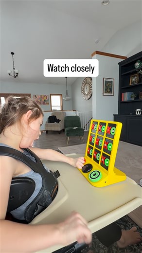 Mindy on Instagram: "People often assume disabled kids can’t play games… or can’t understand them. But more often than not, the issue isn’t ability — it’s access. Adaptive switch buttons make games like this possible by allowing kids to play in ways that work for their bodies. When toys and games are designed with accessibility in mind, it opens the door to learning, problem-solving, and pure joy. Everyone deserves the chance to play. Everyone deserves the opportunity to show what they know. Inc