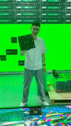 Step Into the Future with Interactive LED Floor Screens. #yuchip #ledscreen #ledfloor #leddisplay