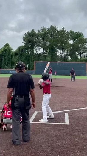 Jordin Griffin with a massive homerun for Stars Colangelo 12U