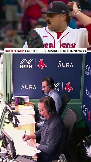Booth Cam Reaction For Tolle's Immaculate Inning 🎥🎙️