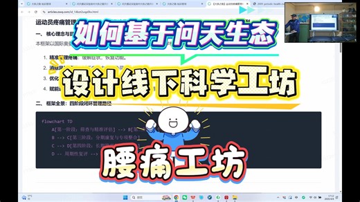 如何基于问天生态设计线下科学工坊：腰痛工坊为例