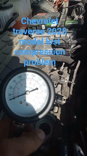 Chevrolet traverse cylinder # 4 lost compression problem #automobile #mechanic #followwrs