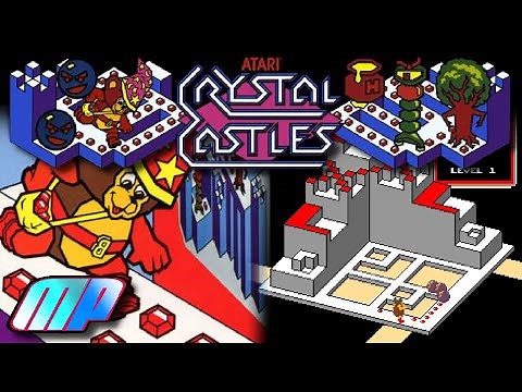 Crystal Castles (Arcade) Playthrough longplay retro video game