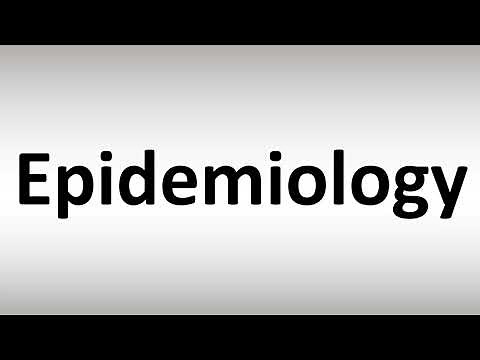 How to Pronounce Epidemiology