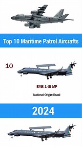 Top 10 Maritime Patrol Aircrafts 2024 #military | Defence Learning