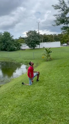 GIANT Female IGUANA Catch Mid Air Before Hit The Water #championtheiguanaking #invasive #iguana #florida #wildlife #nature #outdoors #wildlifephotography #express #explorepage #explorereels #facebookreel #viral | Champion BrooksWebster