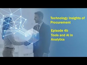 Tools and AI in Procurement Analytics | Technology Insights of Purchasing (Episode 4b)