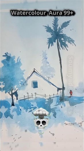 Aura of Watercolour 😱 #aura #2026 #watercolor #art #trendingshorts #shorts