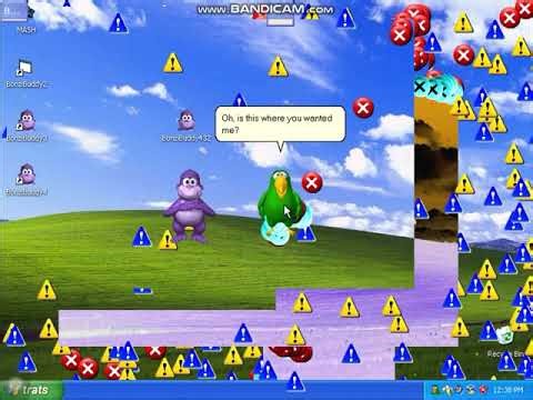 Crazy Errors Bonzi Buddy Windows XP And Bird