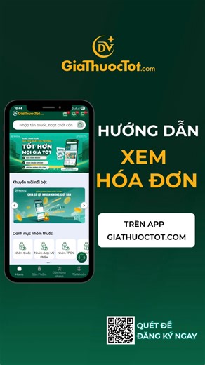 ❓Quý khách hàng đang không biết xem hóa đơn trên App ở đâu❓ Mỗi lần đặt hàng, quý khách đều vất vả tìm hóa đơn và phải nhờ người khác hỗ trợ! => Đừng lo‼️Video dưới đây sẽ giúp khách hàng có thể tự tin xem hóa đơn trên App "Giathuoctot.com"