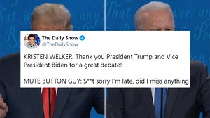 The Mute Button (2020 Presidential Debate) | Know Your Meme
