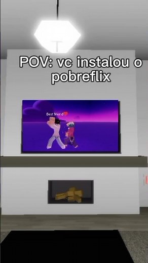 vc instalou a pobreflix#roblox #brookhaven #engraçado