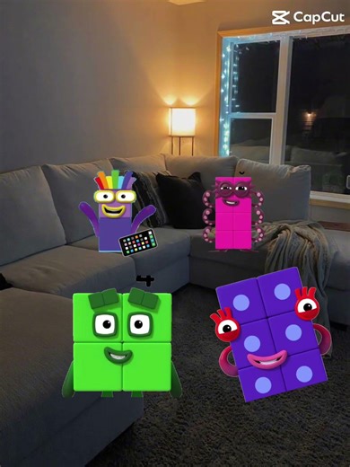 Numberblocks Core: Part 17 - Eating Snacks, Playing With The iPhone and Singing this Song has