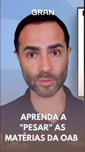 Aprenda a pesar as matérias da OAB