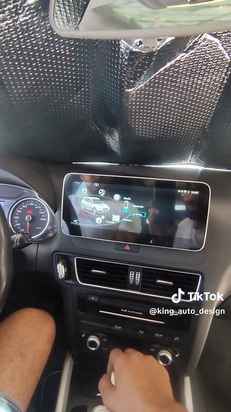 installation écran multimédia Android Audi Q5#audi #q5