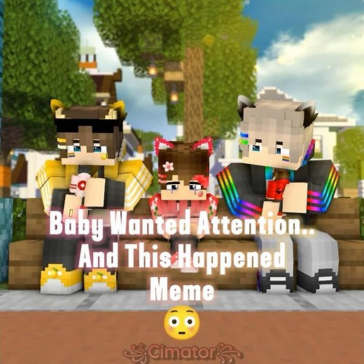 Baby Wanted Attention.. And This Happened 😳 - Mine-imator Minecraft Animation #shorts #viral
