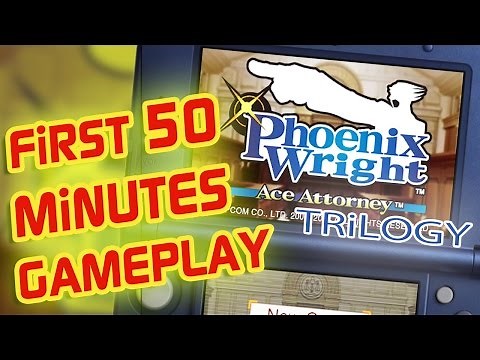 3DS - Phoenix Wright: Ace Attorney Trilogy - First 50 Minutes
