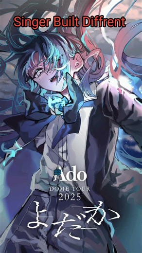 🔥🌎Ado Is Built Diffrent 🌍🔥 #adojpop #ado #japanesemusic #japanesepop #adomination #jpop #jrock