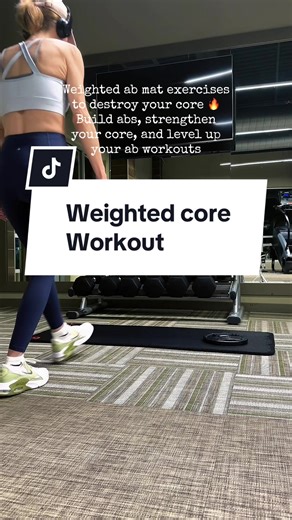 Weighted Ab Mat Exercises for Core Strength