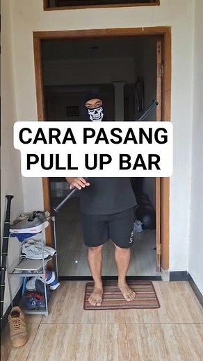 how to install a pull up bar on the door of the house