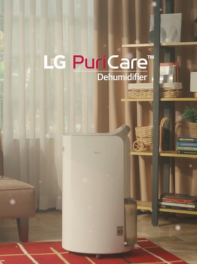 Unbox LG Puricare™ Dehumidifier - Home Moisture Management