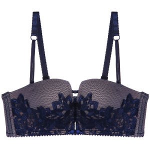 [Hot Item] Sexy Embroidered Lace Underwear Without Underwire Female Small Chest Show Big Gathering Artifact to Receive a Pair of Breast on The Bra Cover
