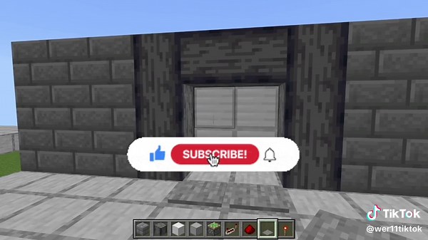 Tutorial de puerta de pistón 2x2 para Minecraft Bedrock