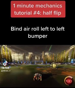 1 minute mechanics tutorial: half flip!