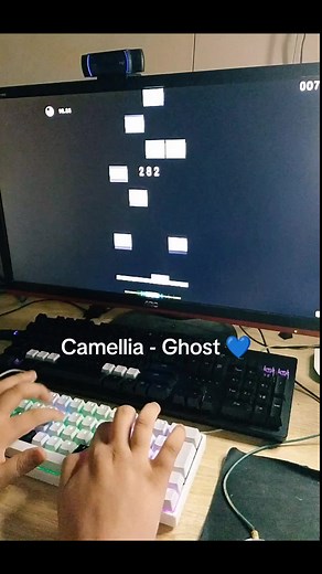 My favourite camellia Ghost map! #osu #osumania #osumania4k #osugame #fnf #fridaynightfunkin #funkyfriday #robloxfnf