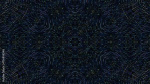 abstract lines color blue light shining round shape in center, Abstract background moving stripes and flashing with shining light