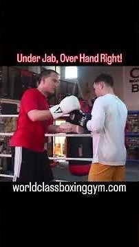 Learn how to use the under-jab to set up the overhand right 👊🏼
