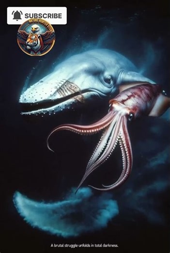 Colossal Sperm Whale Ambush Giant Squid