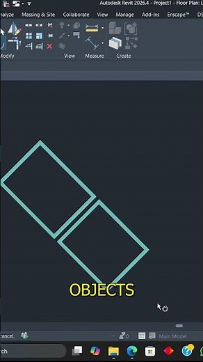 Stop Struggling! Use Rotate Command #revit #revitshorts #viralshorts #revittutorial #revitshorts